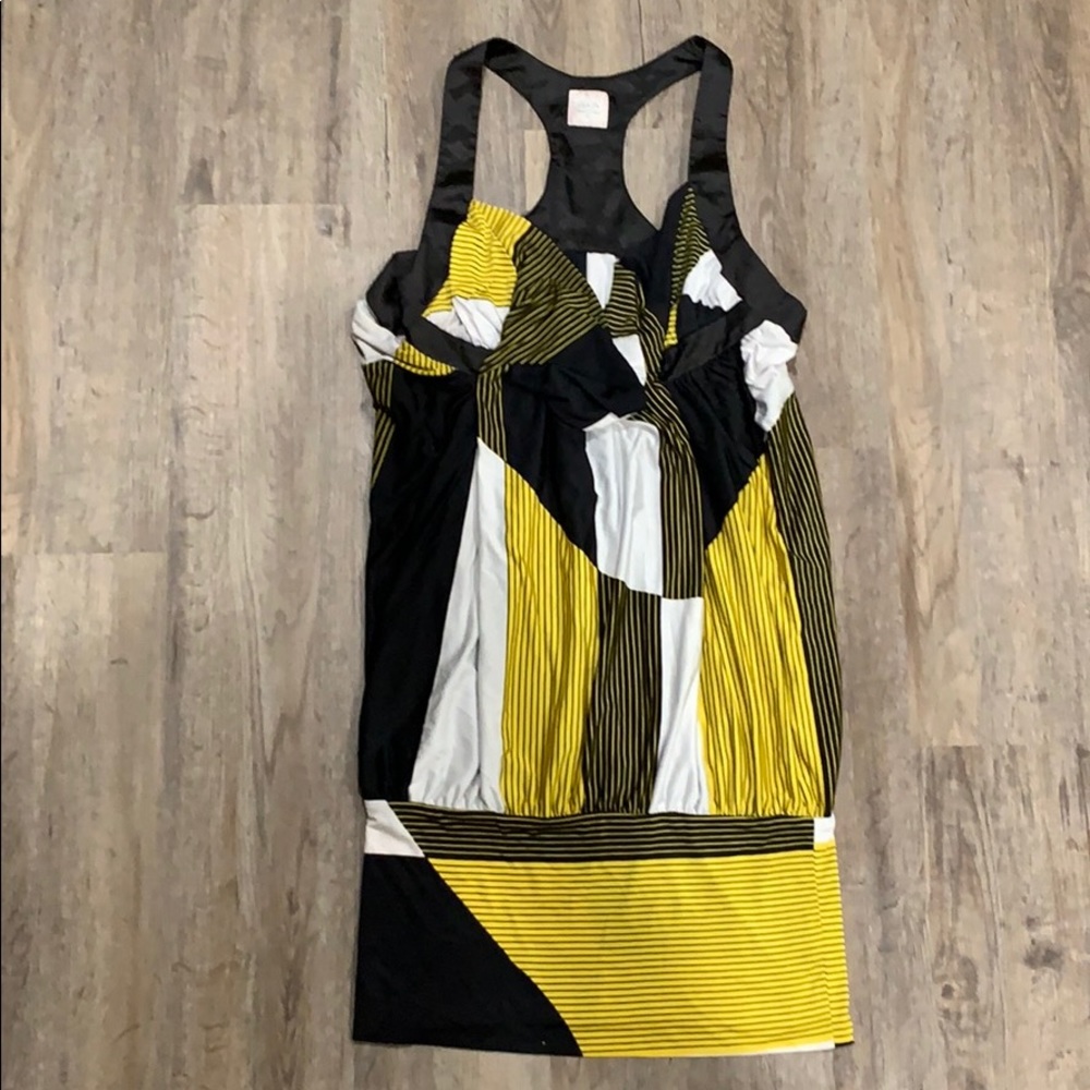 Body con racer back night club dress